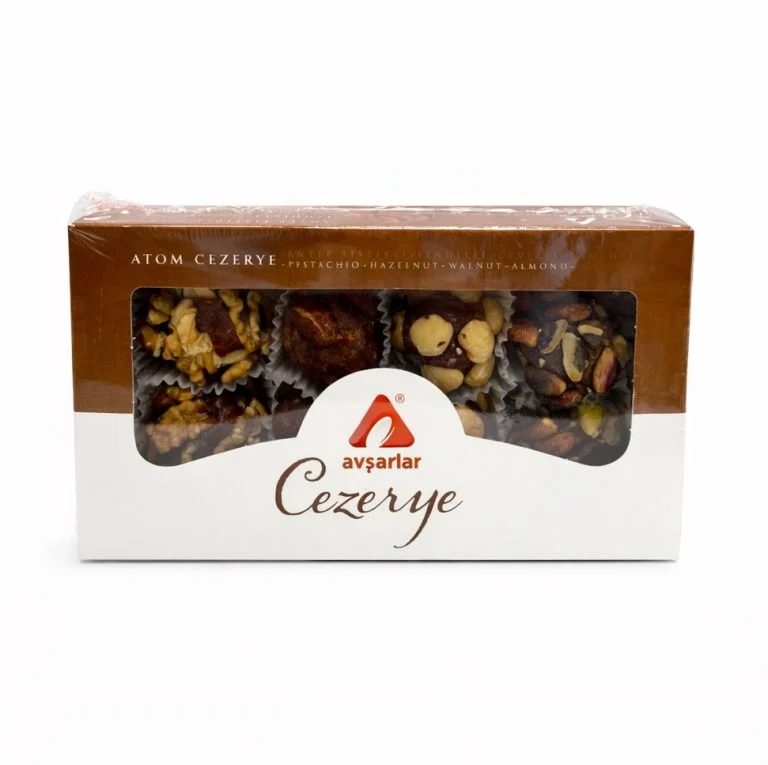 Cezerye Atom deser marchewkowy z pistacjami i orzechami 200 g
