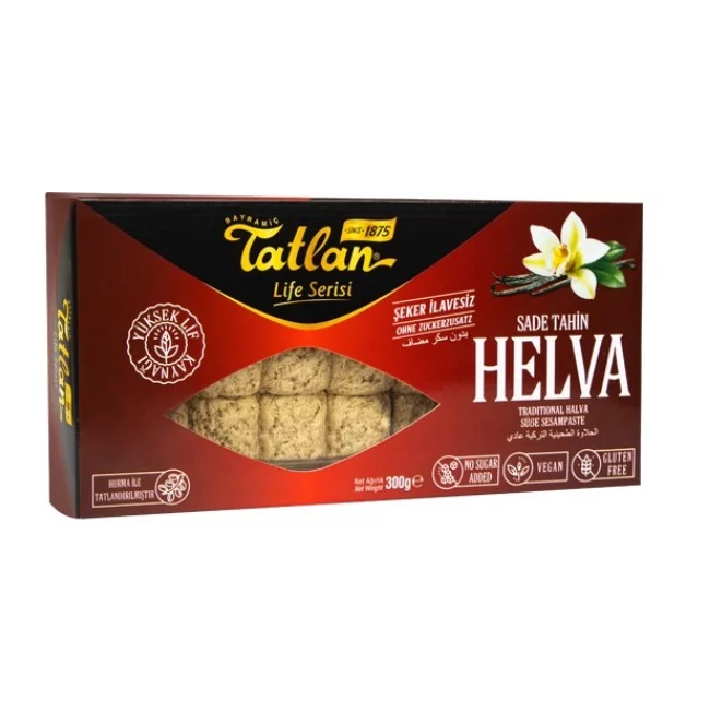 Chałwa waniliowa bez cukru Tatlan 300g